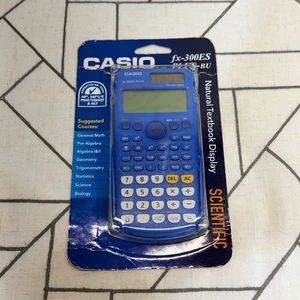 Casio Calculatrice scientifique OS bleu fx-300ES PLUS BU Affichage du manuel naturel