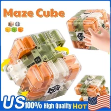Large Labyrinth 3D Puzzle Maze Cube-Engaging Brain Teaser Ru-biks Cube Toy Gift