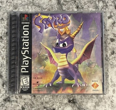 Spyro the Dragon (PlayStation 1, 1998) No Game - Case & Manual Only