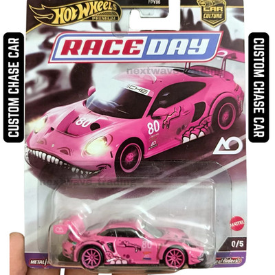 Hot Wheels Car Culture Race Day ''Roxy'' Porsche 911 GT3 R 1:64 pink CUSTOM CHASE