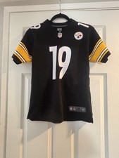 Nike On Field Pittsburgh Steelers Jersey Youth M Juju Smith-Schuster Black Gold