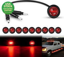 3 4-calowe okrągłe światło obrysowe 10PC czerwone kierunkowskazy hamowania LED IP68