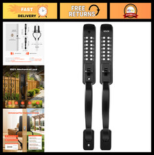 Keyless Entry Door Lock - 2.0 Code Upgrade, 4-7 Digits, Double-Sided Keypad, Aut