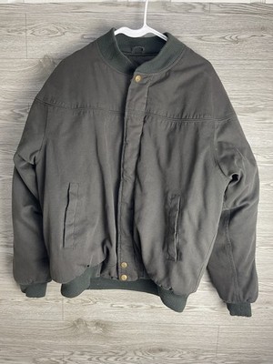 Tempco Grey Down Jacket Men s Med Vintage Canvas Barn Coat