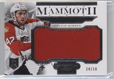 2013-14 Panini Dominion Mammoth Jersey 34/50 Quinton Howden #M-QH 0f2