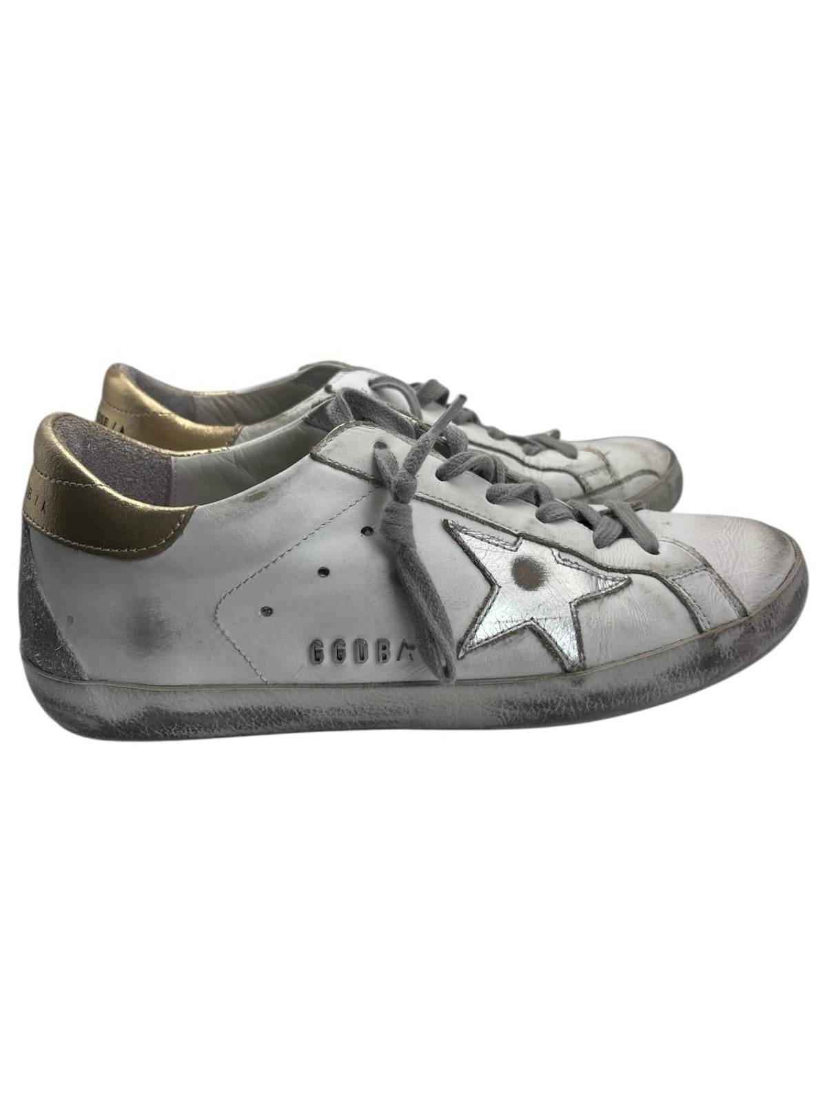 Golden Goose Size 38 US 8 Superstar Shoes Women&rsquo;s White Si