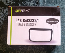 Sunferno Baby Backseat Compact Mirror For Car With Adjustable Strap