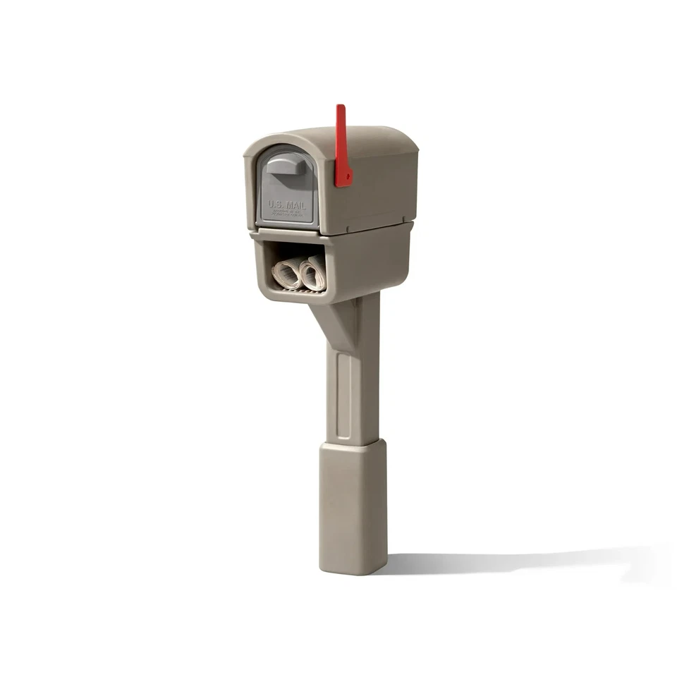 Buzón de plástico Step2 MailMaster Express Plus acabado moca Foto 3 de 4