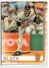 2019 Topps Ray Black RC San Francisco Giants #333