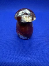 Carnelian Crystal Mushroom Carving 86 Grams 2”