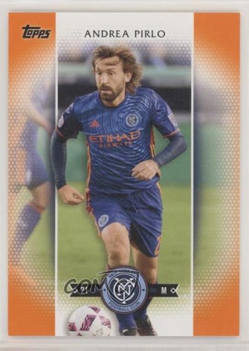 Andrea Pirlo [Orange] #46 card from 2017 Topps MLS