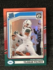 Tejhaun Palmer 2024 Donruss Red Green Optic Preview  Rookie Card Cardinals -A1