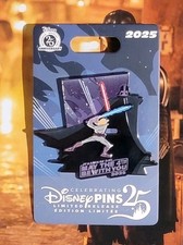 DISNEY 2025 Star Wars Darth Vader Luke Skywalker May The 4th Pin LIMTED EDITION