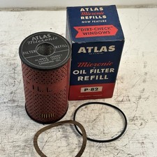 Vintage Atlas P82 Micronic Oil Filter Refills With Dirt Check Window Vintage Atlas P82 Micronic Oil Filter Refills With Dirt Check Window