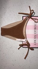 NWT Victoria's Secret Swim Shimmer Side-Tie Brazilian Bikini Bottom Size M