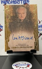Star Wars Masterwork Wood Auto IAN MCDIARMID as CHANCELLOR PALPATINE /10 OMEGA