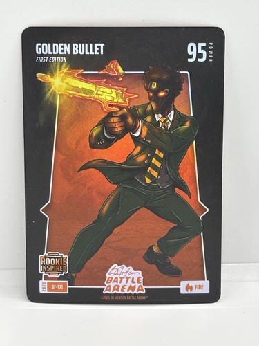 2026 Bo Jackson Battle Arena Golden Bullet Fire BattleFoil BF-171 Matthew Golden