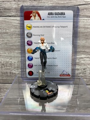 DC Heroclix ABRA KADABRA #42 Unique Silver Rare w/ Card