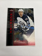 15-16 Fleer Showcase Platinum Medallion Red Ruby Rookie Card Kyle Connor 34/99. rookie card picture