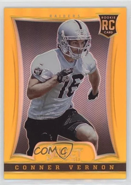 2013 Panini Select Gold Prizm 6/10 Conner Vernon #167 Rookie RC