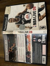 EA SPORTS NBA Live 09 Basketball - Sony PlayStation 2 PS2, Last Tested Working 