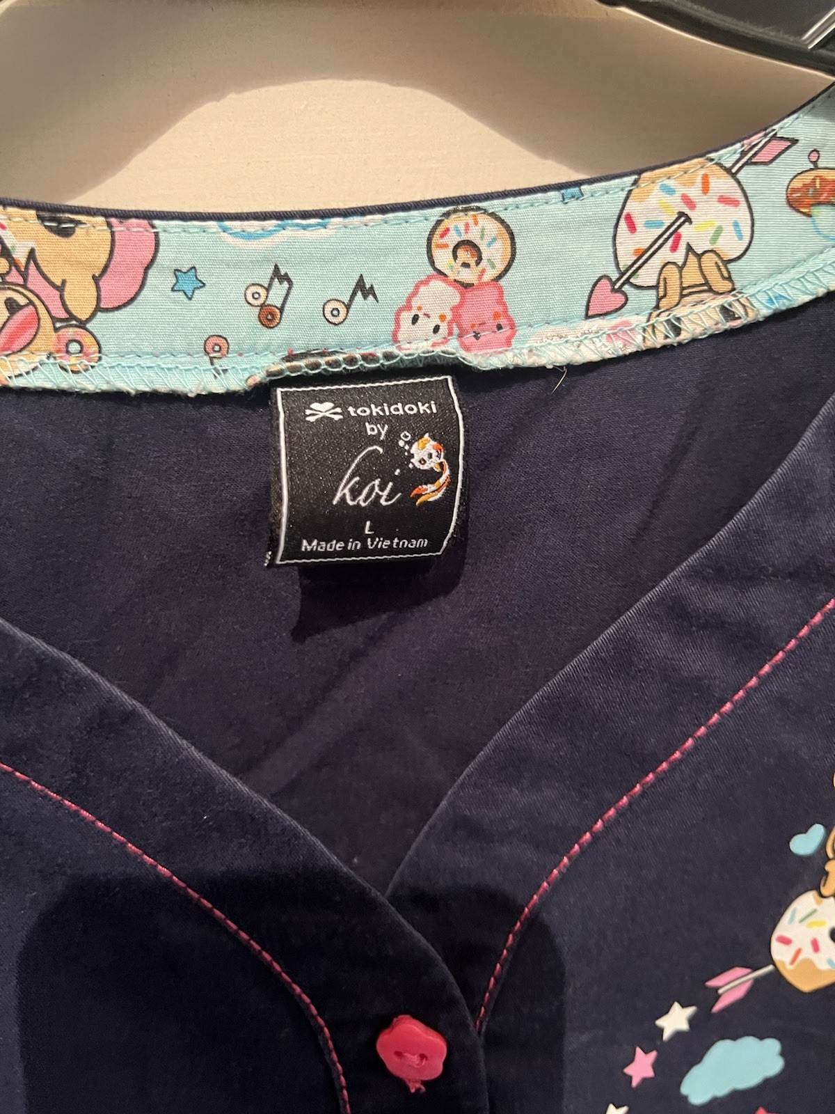 Tokidoki Solid Logo Scrub Size Large - image 3