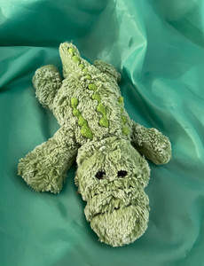 Alligator Stuffed Animal - Super Soft 11.5 Green Plush  DolliBu 2017