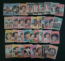 1959 Topps Baseball Lot - 36 Different - Alex Grammas and Hector Lopez