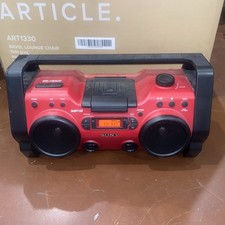 Sony ZS-H10CP Heavy Duty CD Radio Portable Boombox 3.5 jack- No power cord 