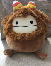 Squishmallow 12" Benny The Bigfoot Candy Corn Headband Halloween