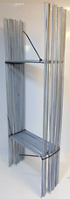 Sturdy Metal H Frame Yard Sign Step Stakes Set of 32 Wire 30"x 10" Stands Garage