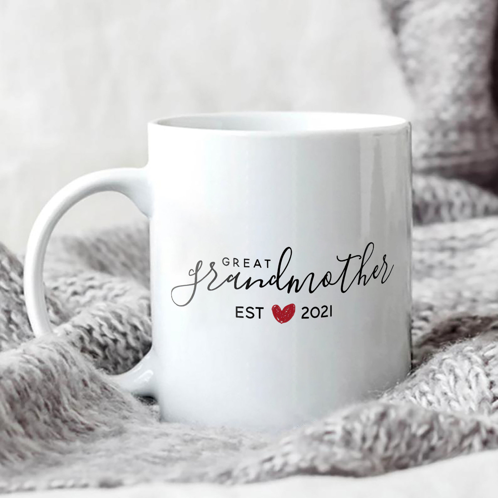 Great Grandmother Est Year Mug Personalized Grandma Mug Custom Nana Mug Mother's