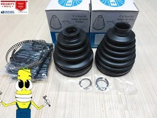 Inner & Outer CV Axle Boot Repair Kit for Toyota Tacoma 1996-2004 4X4 4WD SR5