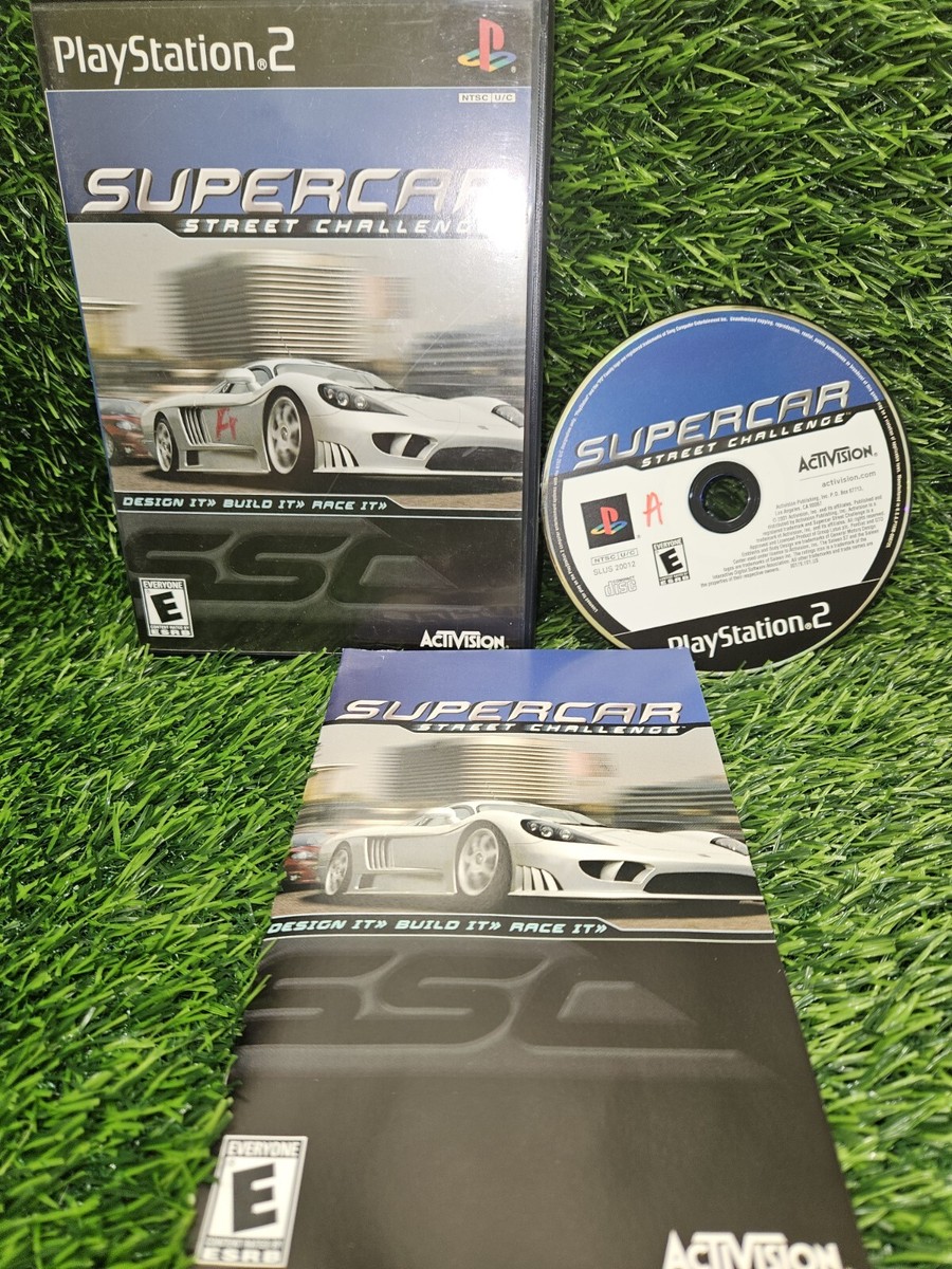 SUPERCAR STREET CHALLENGE Playstation 2 PS2 Complete CIB Tested