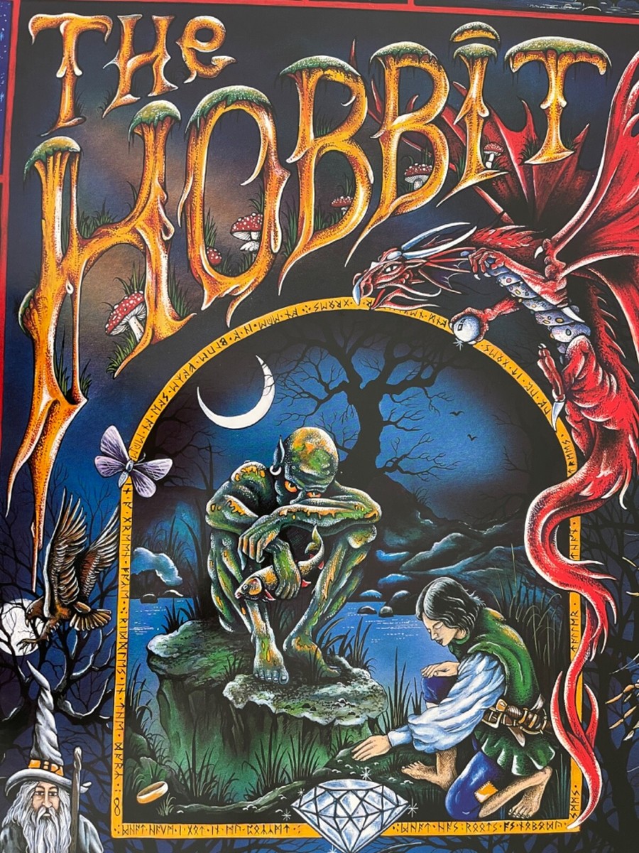 LORD OF THE RINGS,THE HOBBIT, DESIGN BY PETER PRACOWNIK, RARE 1999