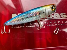 Bass Popper Lure Super Popper Baitfish Blue 110mm x 23g Free Quick Change Link