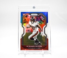 2020 Prizm Football KeShawn Vaughn Red White Blue Prizm Rookie RC Tampa Bay Bucs