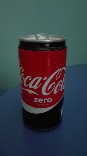COCA COLA ZERO 25 CL, VACIA (ESPAÑA) (REF 0937, 0938)