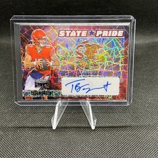 2024 Leaf Metal Football Tyson Bagent Red Laser State Pride 1/1 