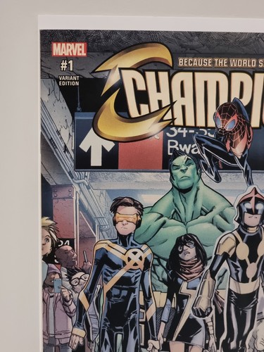 Champions #1 - Partial Sketch Variant by Ramos - Marvel Comics 2016 NM- - Imagen 2 de 6