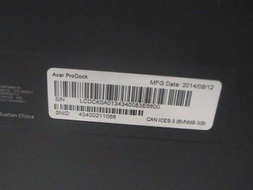 Acer ProDock MS2339 Docking Station HDMI/DP/4x USB 3 DOCK NO POWER SUPPLY - Picture 7 of 9