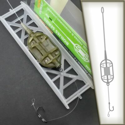 SPIDER FLAT Fluorocarbon Leader CARP Montage Method Feeder Futterkorb MouldPress