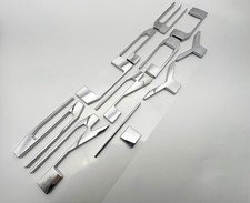 LETRAS PORTÓN TRASERO ABS CROMADAS 3D ELEVADAS 0,3 PULGADAS PARA SUPER DUTY 2023-2026