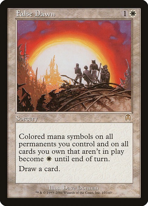 False Dawn 1x FOIL MtG FOIL Apocalypse SP/NM