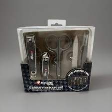 BioSwiss 5 Pc Manicure Tool Set With Storage Case NEW 