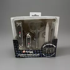 BioSwiss 5 Pc Manicure Tool Set With Storage Case (NEW)