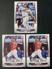 (3) 2023 Bowman Base Bo Naylor RCs # 60,62 Cleveland Guardians