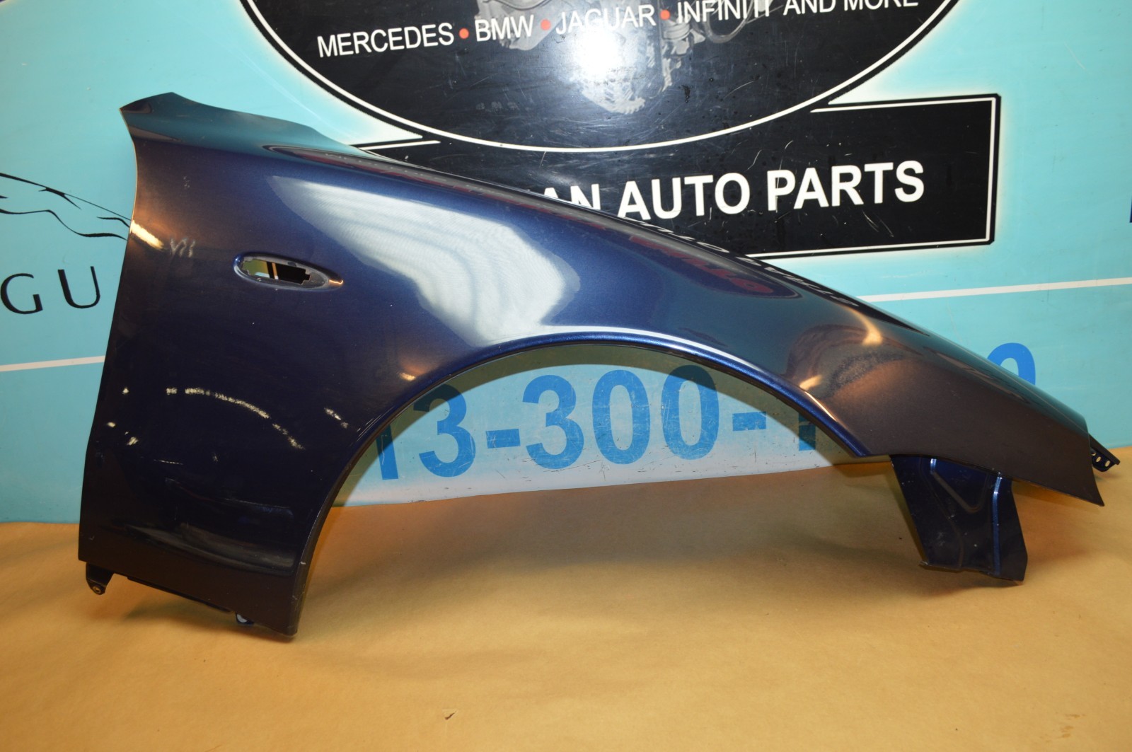02-06 M138 MASERATI COUPE SPYDER FRONT RIGHT PASSENGER SIDE FENDER DARK BLUE OEM
