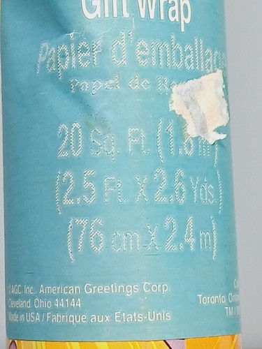 Vtg Pokemon Gift Wrap-Unused / American Greetings / 20 sq ft wrapped roll - Picture 9 of 11