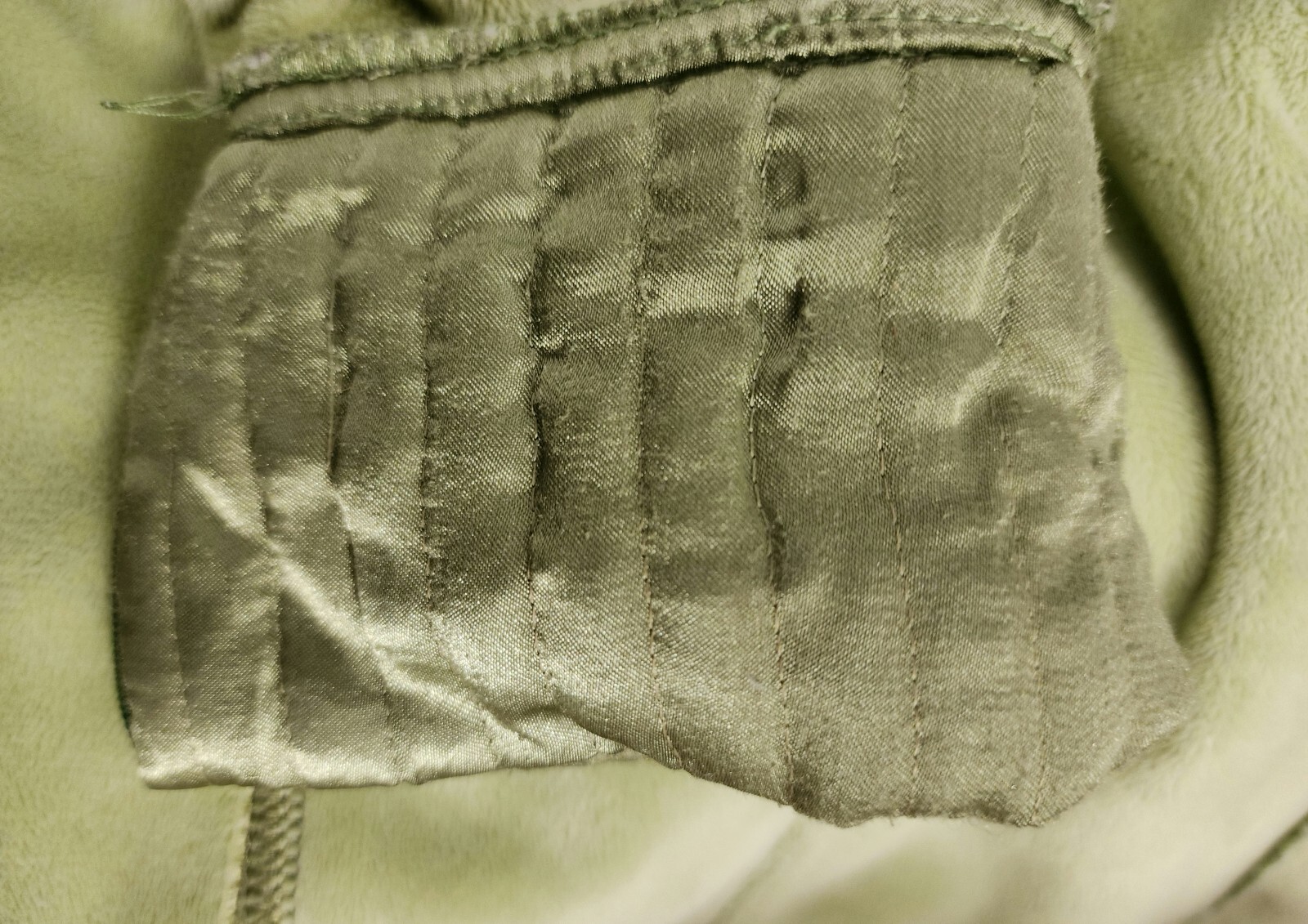 Pendleton Womens Plush Full-Zip Jacket Green Sati… - image 14